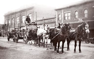 Freight wagon in Pendleton Oregon